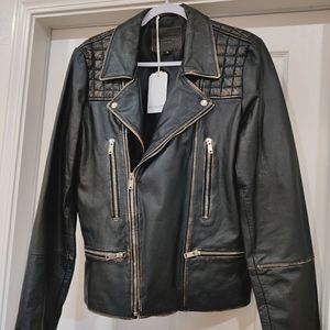 🔥 Genuine Leather Vintage Heavy Classic Moto Biker Jacket Washed Black Brown
